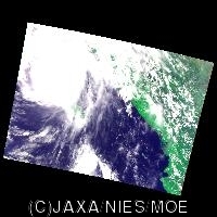 Hurricane Odile over California Peninsula, USA